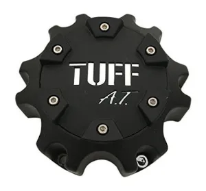 TUFF AT Wheels C803503CAPIS813 Black and Chrome Center Cap