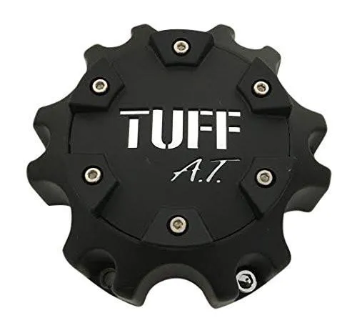 TUFF AT Wheels C803503CAPIS813 Black and Chrome Center Cap