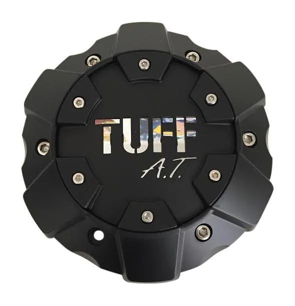 TUFF A.T. Wheels CAP C706901 Black Wheel Center Cap