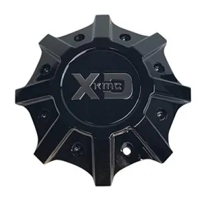 XD SERIES Wheels T148L215-H48-S1 Gloss Black Center Cap with Chrome Logo