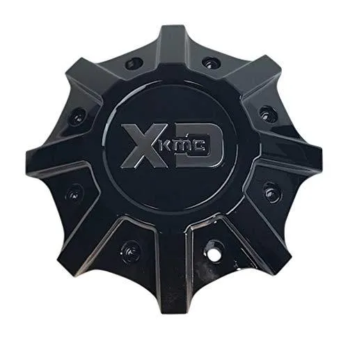 XD SERIES Wheels T148L215-H48-S1 Gloss Black Center Cap with Chrome Logo